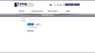 FPS Group > AdminLogin - FPS Trust