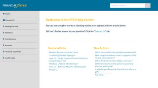 Financial Peace University: Welcome to the FPU Help Center | Help ...