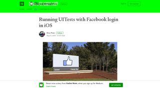 Running UITests with Facebook login in iOS – Hacker Noon