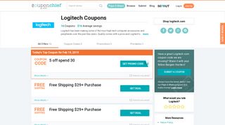 Logitech Promo Codes - Save 40% w/ Jan. '19 Coupon Codes, Coupons