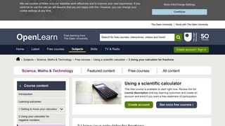 Using a scientific calculator: 3 Using your calculator for fractions ...