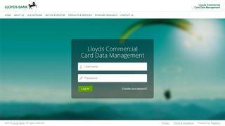 Lloyds Commercial Card Data Management