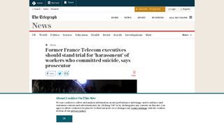 Former France Telecom executives should stand trial for 'harassment ...
