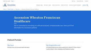 Ascension Wheaton Franciscan Healthcare | Ascension