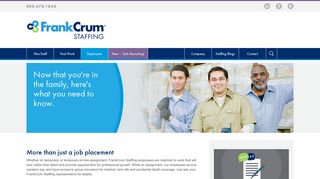Employees | Staffing Website - FrankCrum Staffing