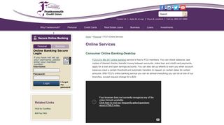 FCU's Online Services - Frankenmuth Credit Union