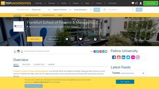Frankfurt School of Finance & Management - Top Universities