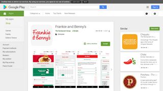 Frankie and Benny's - Apps on Google Play