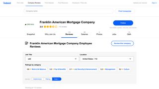 Working at Franklin American Mortgage Company: 111 Reviews ...