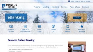 Franklin Bank - eBanking - Business Online