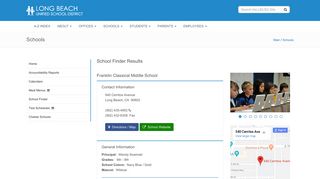 Franklin Classical Middle School - Long Beach Unified School District