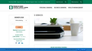 e-Services - Franklin Mint Federal Credit Union