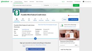 Working at Franklin Mint Federal Credit Union | Glassdoor