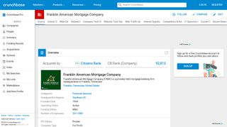 Franklin American Mortgage Company | Crunchbase