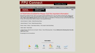 Franklin Pierce University | Email Portal