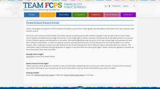 PowerSchool Parent Portal - Franklin City Public Schools