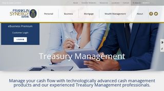 Treasury Management | Franklin Synergy Bank