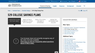 529 College Savings Plans - Franklin Templeton Investments