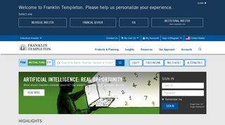 Franklin Templeton Investments: Mutual Funds | Investments