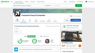 Franworks Group of Companies Reviews | Glassdoor