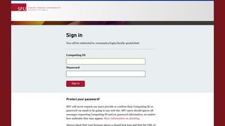 SFU CQ Login - Simon Fraser University