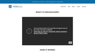 FraudGuard.io | Building a Safer Internet