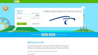 IXL - Foxborough Regional Charter School