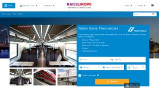 Italian trains: Frecciarossa – train - Rail Europe