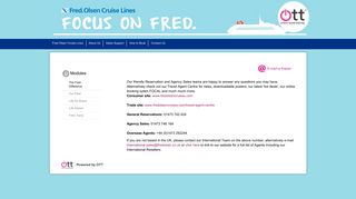 Fred. Olsen Cruise Lines - USA - Online Travel Training