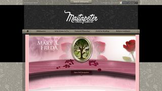Mary Freda Login - Bayville, New Jersey | Mastapeter Funeral Homes ...