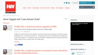 Loan Advisor Suite - HousingWire