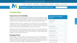 Freddie Mac Mortgage Rates, Refinances & Home Equity