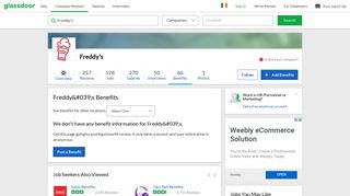 Freddy's Employee Benefits and Perks | Glassdoor.ie