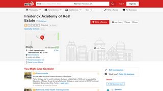 Frederick Academy of Real Estate - Specialty Schools - 11849 ...