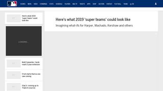 What if big 2018-19 free agents sign together? | MLB.com