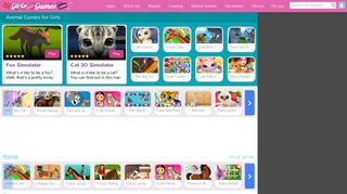 Animal Games - Free online Animal Games for Girls - GGG.com ...