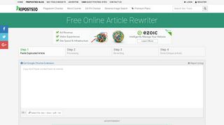 Article Rewriter - Free Online Article Spinner - PrePost SEO