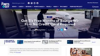 Six Free Months of Boingo Wi-Fi — No Credit Card Required