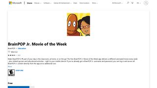 Get BrainPOP Jr. Movie of the Week - Microsoft Store