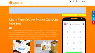 CitrusTel: Free Online Calls | Free Internet Calls