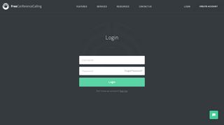 Login - Free Conference Calling