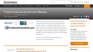 FreeConferenceCall.com Review 2018 | Conference Calling Service ...