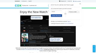 Watch TV Online - On Any Device | Cox Communications