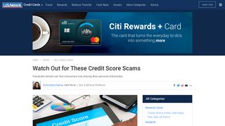 Watch Out for These Credit Score Scams | US News
