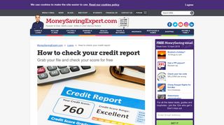 Credit report: Check your credit score for free - MSE