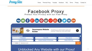 Facebook Proxy - Free Web Proxy Sites