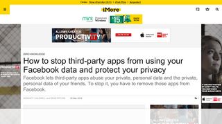 How to stop third-party apps from using your Facebook data and - iMore