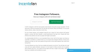 Incentafan: Free Instagram Followers