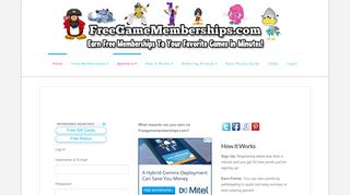 Free Game Membership Codes – Get 2018 Member Accounts