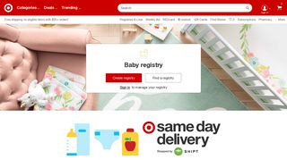 Baby Registry : Target